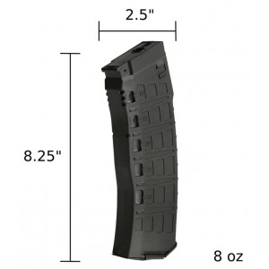Магазин механический ARCTURUS AK12 200Rds Mid-Cap EMM Magazine BLK MAG-TE-BK